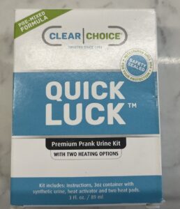 Clear Choice Quick Luck synthetic urine