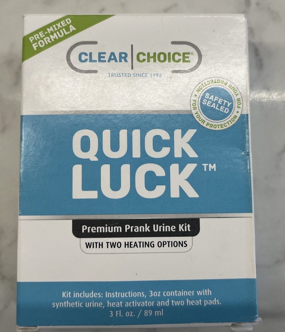 Are Quick Luck Synthetic Urine Reviews Accurate?  Is It The Best You Can Buy- or Can Quick Luck Fail?